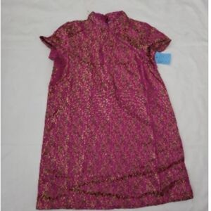 Dubster girls size 2T Pink design dress #HM4